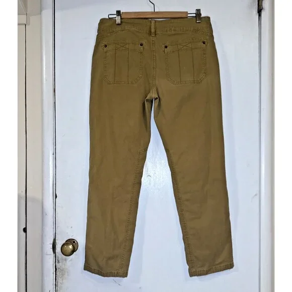 Anthropology Pilcro The Wanderer Straight Leg Pants Utility Cargo Tan | Wmn's 29 - Picture 5 of 12
